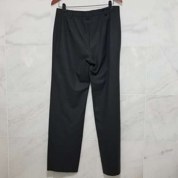 Jil Sander Grey Virgin Wool Wide Leg Pants High Rise 40 - Picture 8 of 11